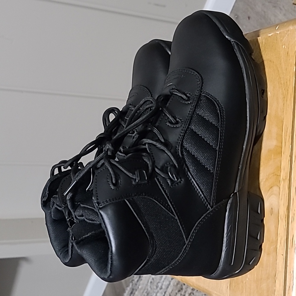 Leather Men's Black 6" Ryno Gear Tactical Boots